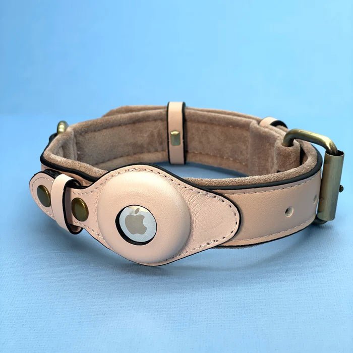 Leather Smart Tracker Dog Collar - Adjustable Pet Safety Collar - Stylish Pet Accessory - Image 5