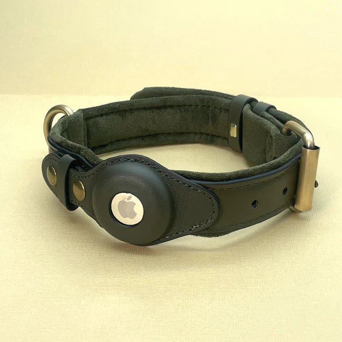 Leather Smart Tracker Dog Collar - Adjustable Pet Safety Collar - Stylish Pet Accessory - Image 6