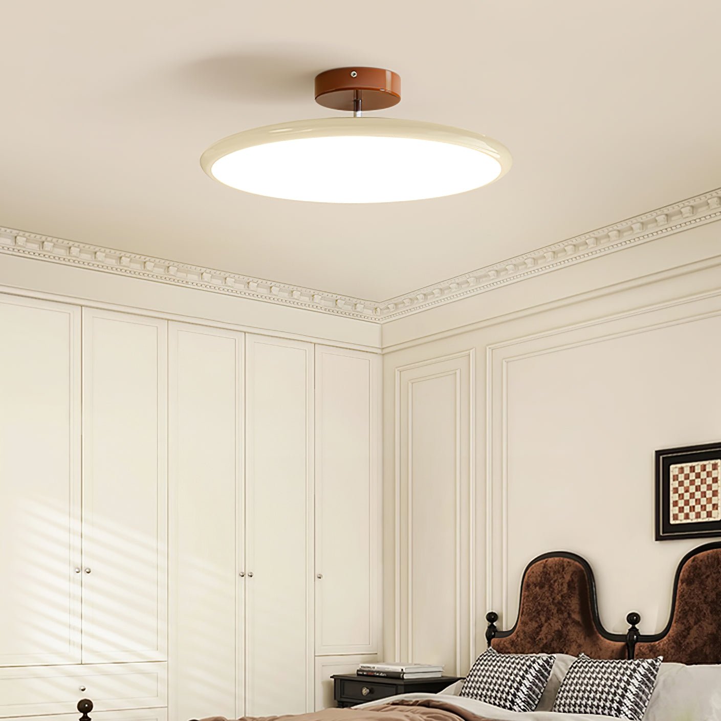 LED Ceiling Light - Circular Design - Modern Flush Mount - Bedroom Lighting - Image 4