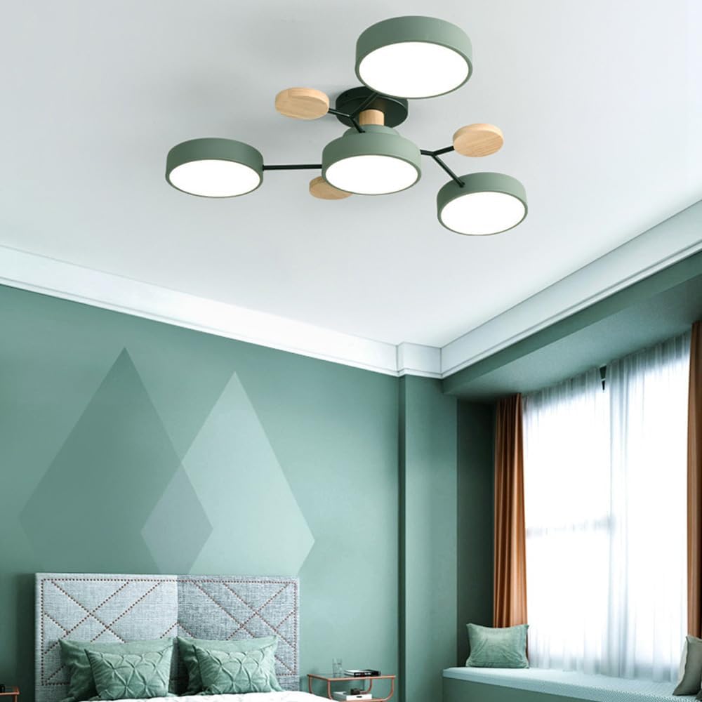 LED Ceiling Light - Iron & Acrylic - Modern Flush Mount - Multi-Head Design - Image 1