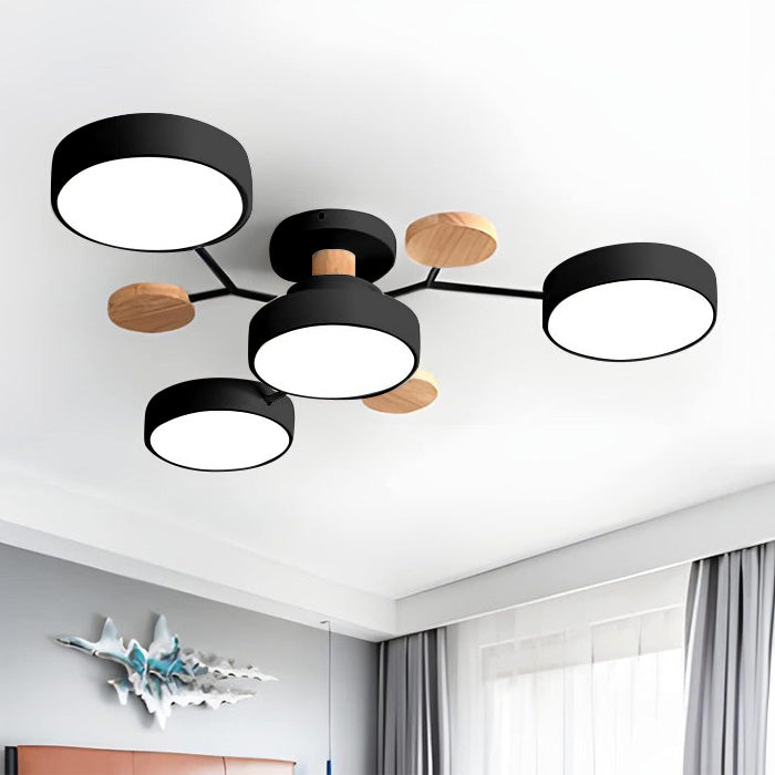 LED Ceiling Light - Iron & Acrylic - Modern Flush Mount - Multi-Head Design - Image 11