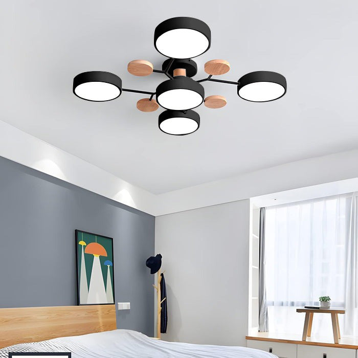 LED Ceiling Light - Iron & Acrylic - Modern Flush Mount - Multi-Head Design - Image 17