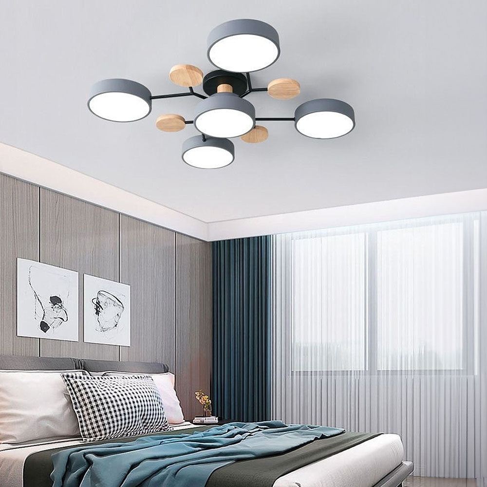 LED Ceiling Light - Iron & Acrylic - Modern Flush Mount - Multi-Head Design - Image 20