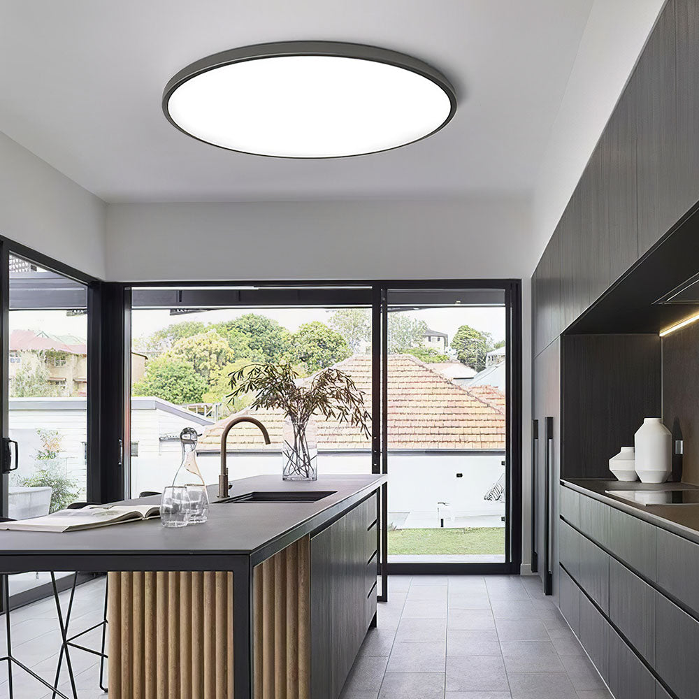 LED Ceiling Light - Ultra Thin Round - Modern Flush Mount Fixture - Image 4