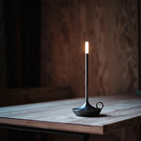 LED Cylinder Table Lamp - Aluminium - Modern Style - Rechargeable
