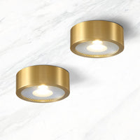 LED Flush Mount Light - All Copper - Modern Style Ceiling Fixture