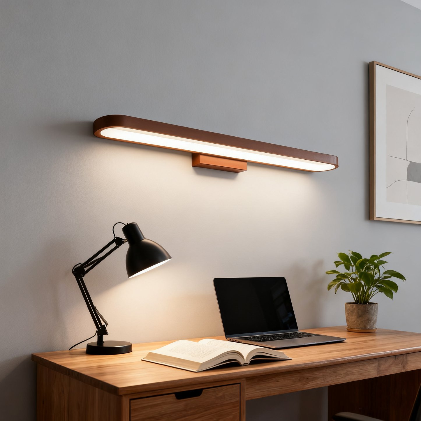 LED Linear Wall Light - Modern Aluminium Vanity Light - Stylish Integrated Fixture - Image 4