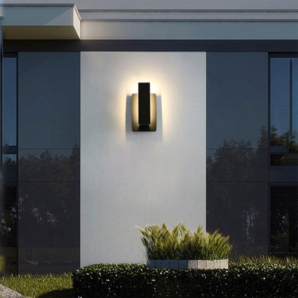 LED Outdoor Wall Sconce - Die-Cast Aluminum - Modern Waterproof Lighting - Rectangular - Image 5