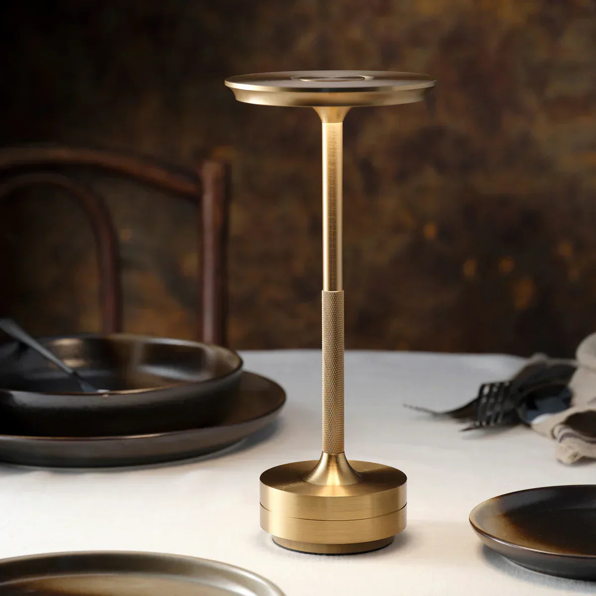 LED Rechargeable Table Lamp - Aluminum Alloy - Modern Style - Wireless Accent Light - Image 1