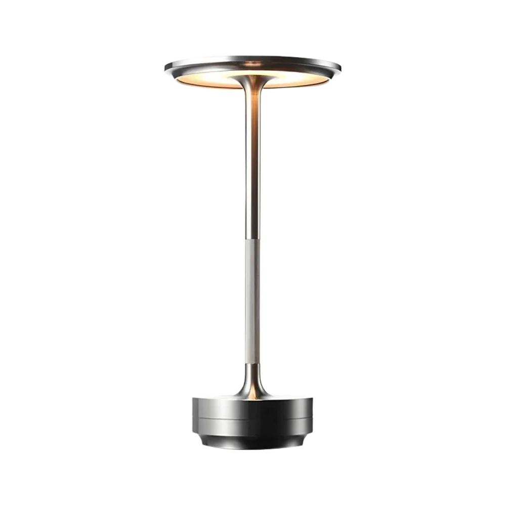 LED Rechargeable Table Lamp - Aluminum Alloy - Modern Style - Wireless Accent Light - Image 8