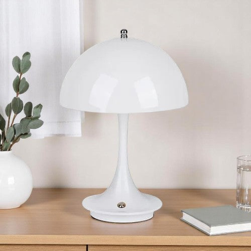 LED Table Lamp - Nordic Style - Wireless Bedside Lamp - Mushroom Design - Image 2