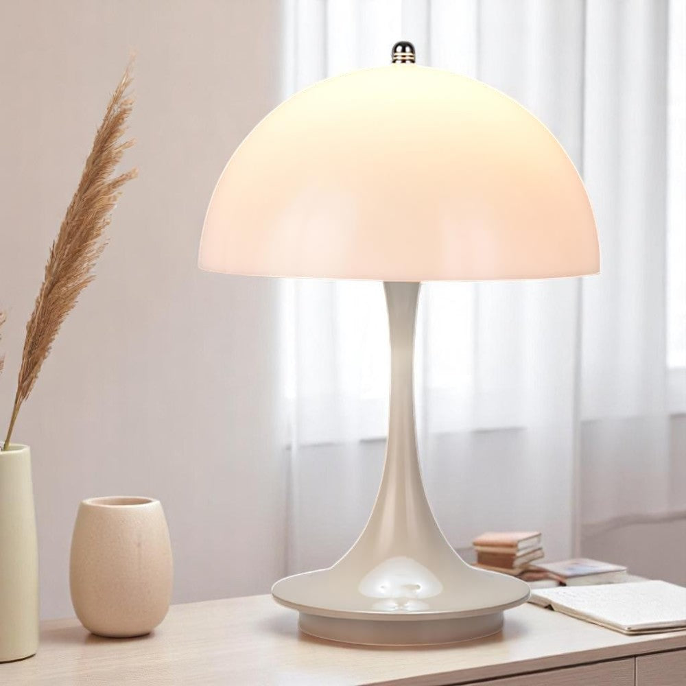 LED Table Lamp - Nordic Style - Wireless Bedside Lamp - Mushroom Design - Image 3
