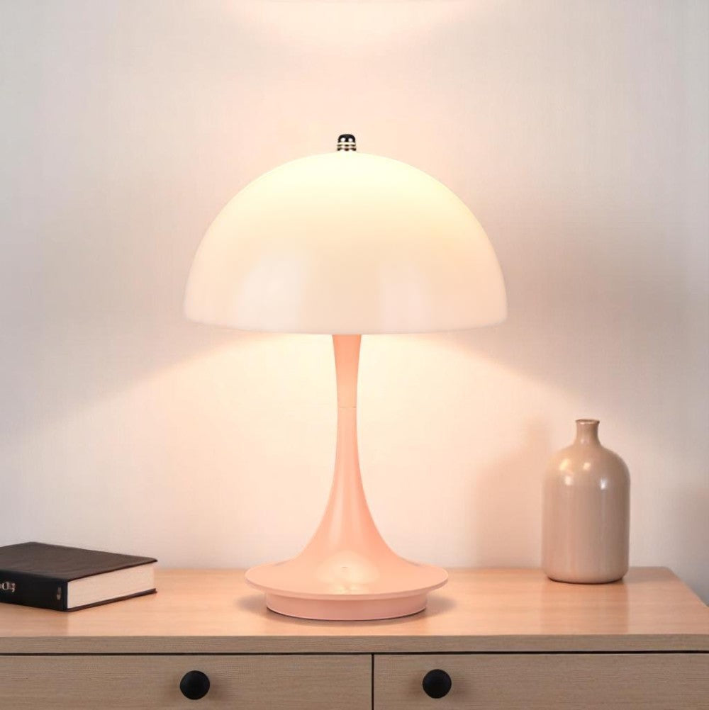 LED Table Lamp - Nordic Style - Wireless Bedside Lamp - Mushroom Design - Image 6