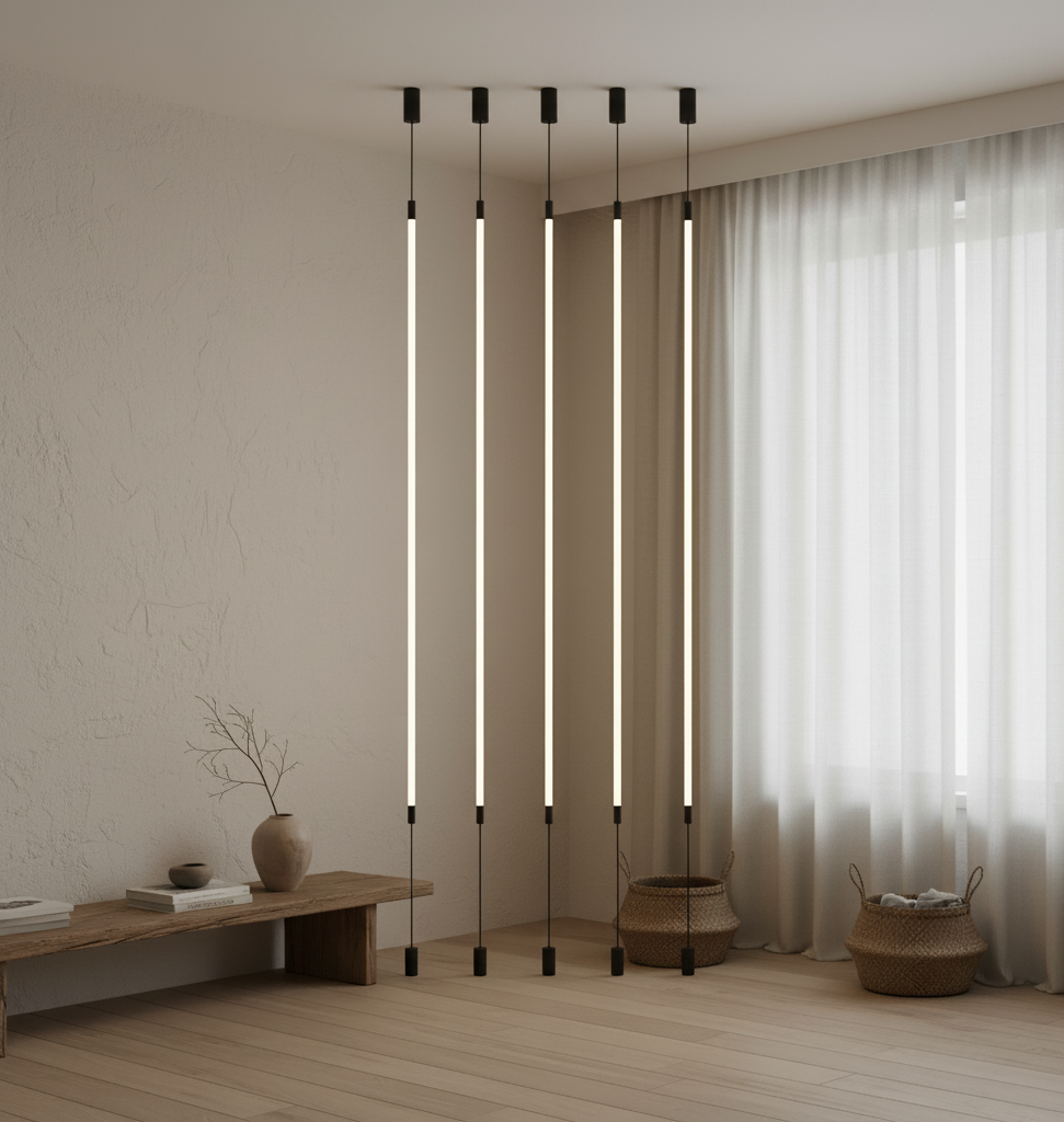 LED Tube Light - Architectural Floor Lamp - Modern Hanging Pendant - Image 2