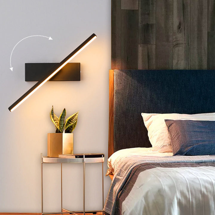 LED Wall Lamp - Modern Style - Rotating Adjustable Light - Linear Bar Sconce - Image 3