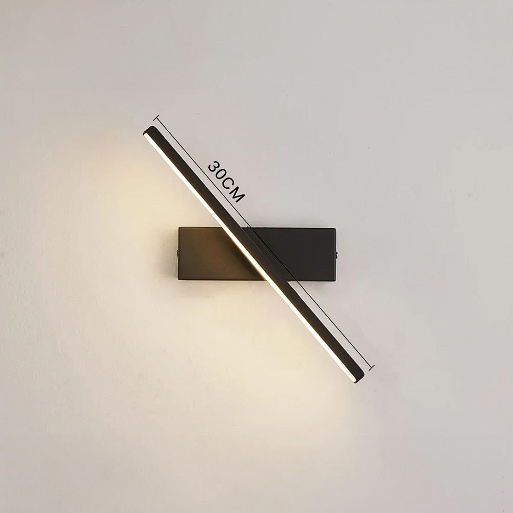 LED Wall Lamp - Modern Style - Rotating Adjustable Light - Linear Bar Sconce - Image 5