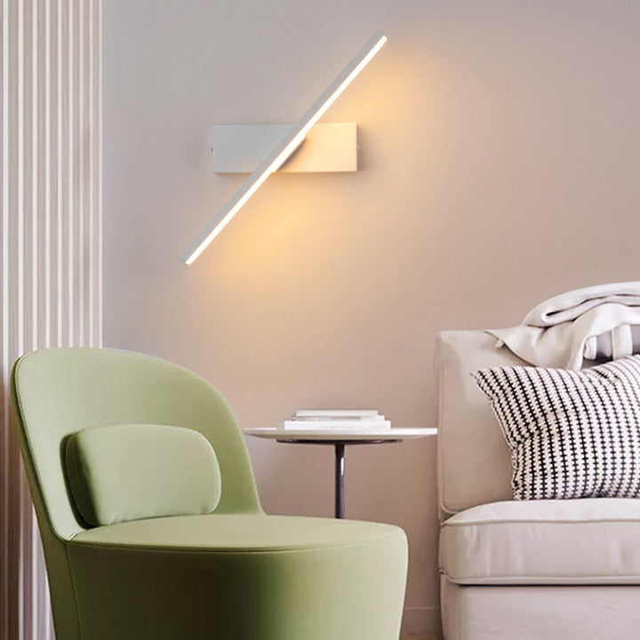 LED Wall Lamp - Modern Style - Rotating Adjustable Light - Linear Bar Sconce - Image 7