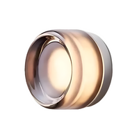 LED Wall Sconce - Dimpled Acrylic Shade - Modern Minimalist Lighting