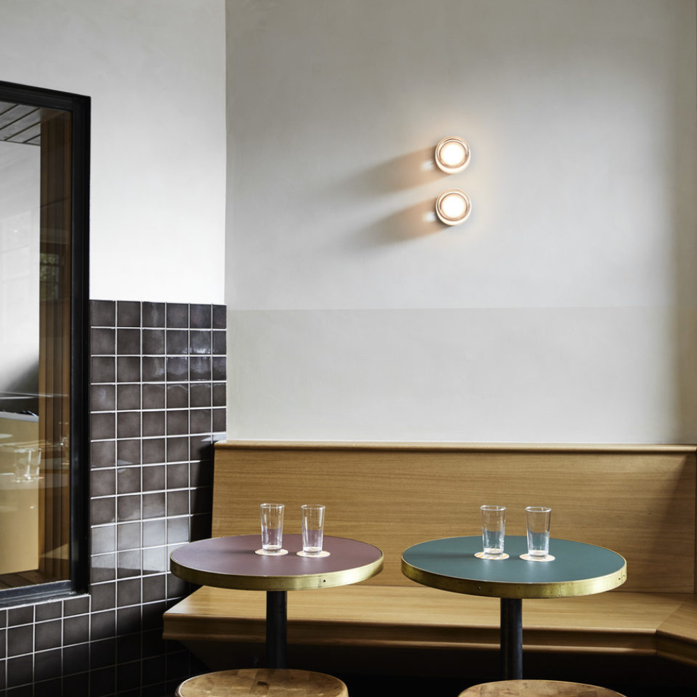 LED Wall Sconce - Dimpled Acrylic Shade - Modern Minimalist Lighting - Image 2