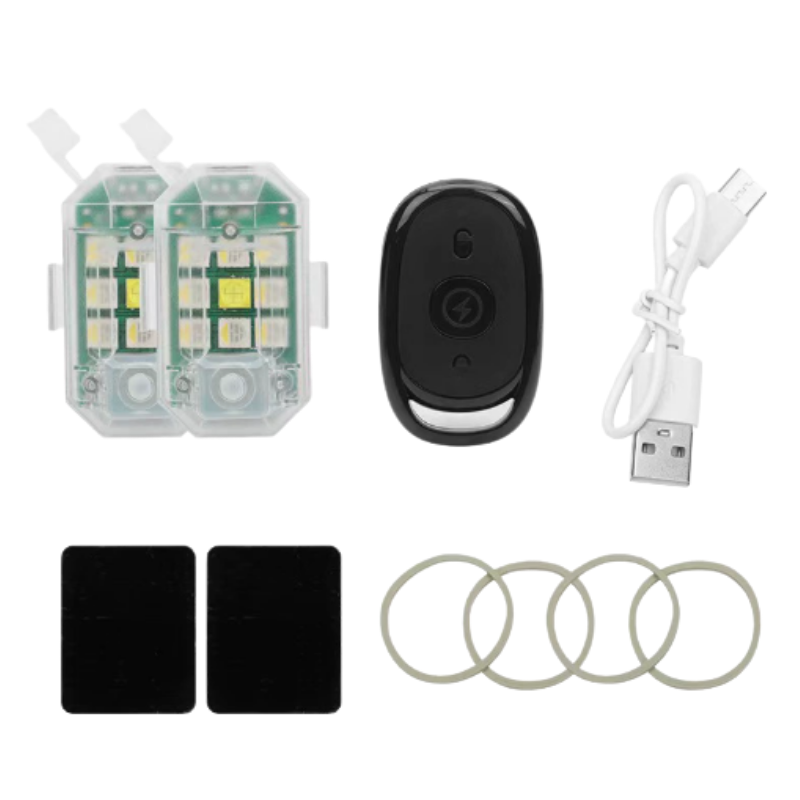 Ledsen FlashingLight: Wireless Remote-Controlled LED Flashing Light