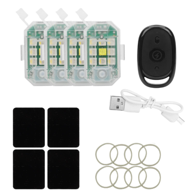 Ledsen FlashingLight: Wireless Remote-Controlled LED Flashing Light