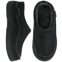 Lined Men's Slippers With a Sturdy Sole