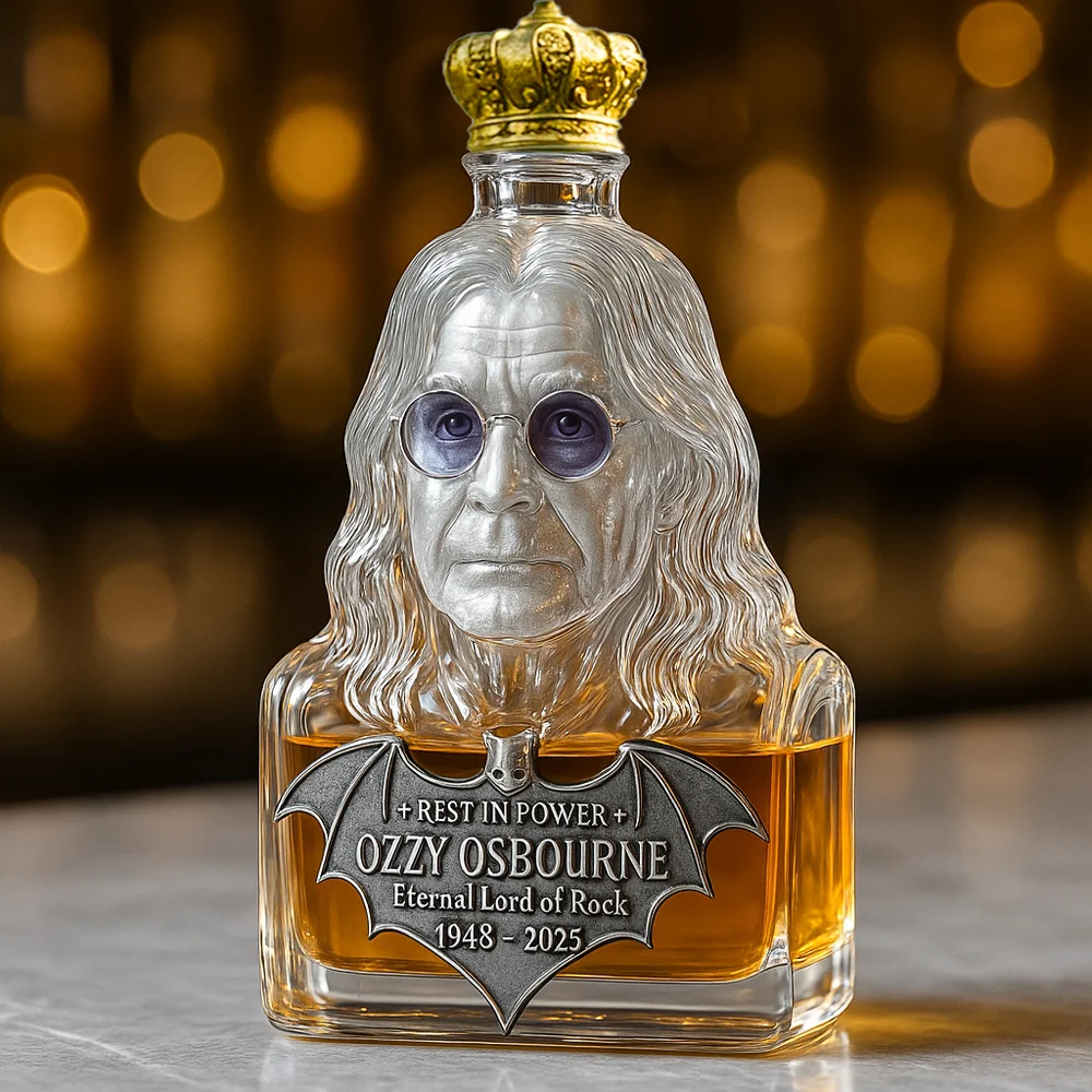 LiquorBottle: Ozzy Osbourne Limited Edition Tribute Decanter Liquor Bottle