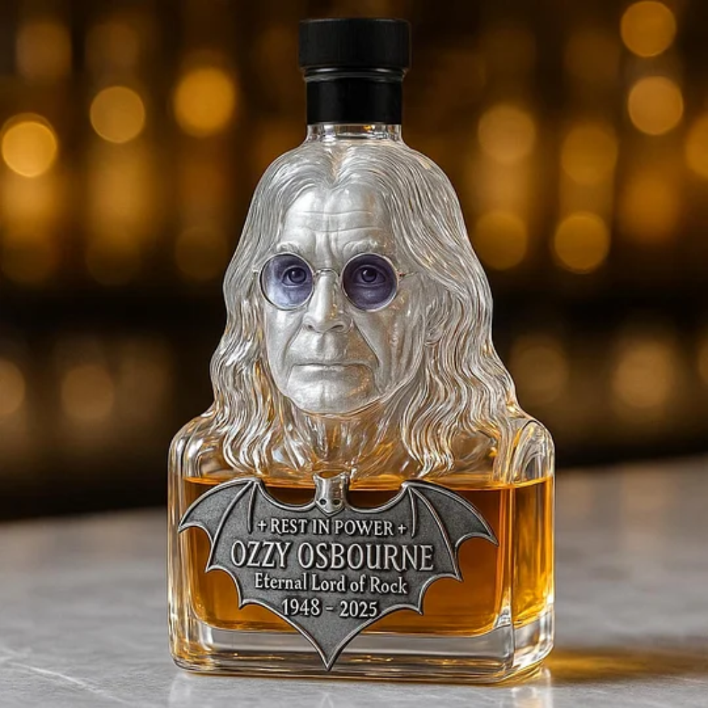 LiquorBottle: Ozzy Osbourne Limited Edition Tribute Decanter Liquor Bottle