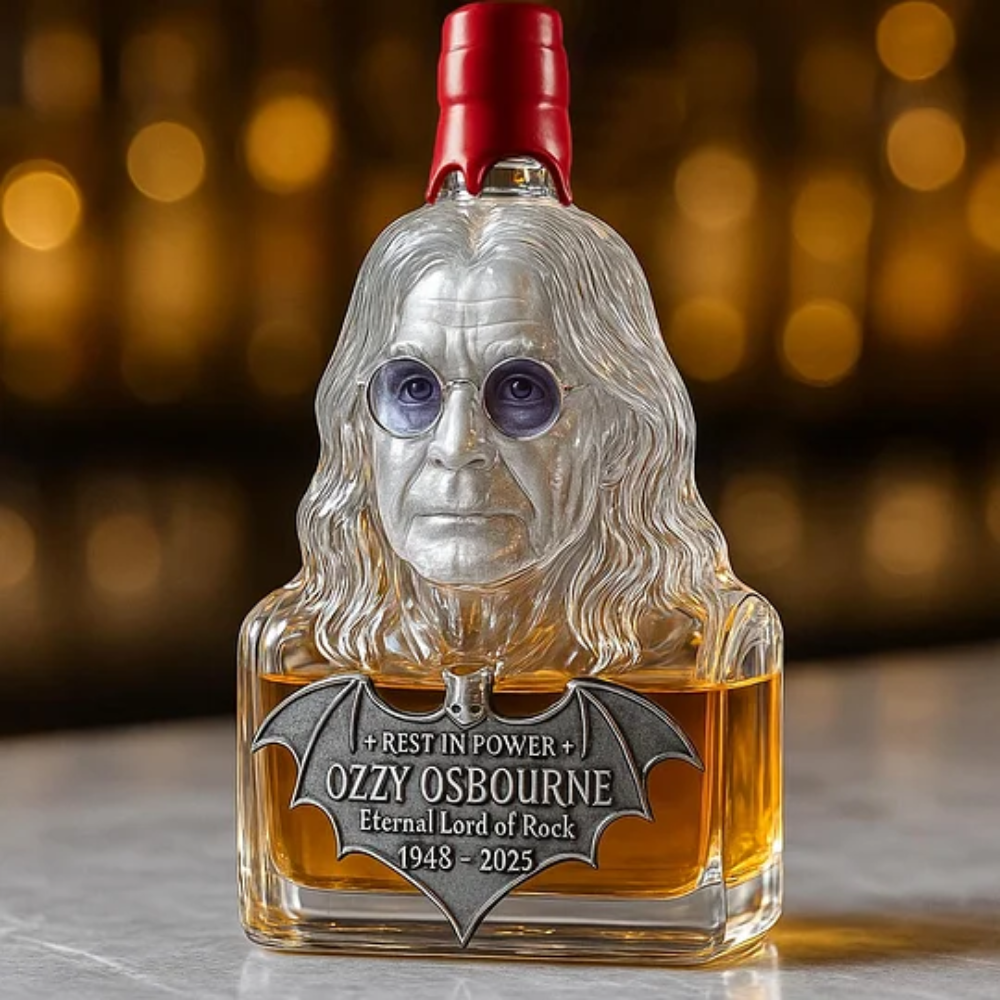 LiquorBottle: Ozzy Osbourne Limited Edition Tribute Decanter Liquor Bottle