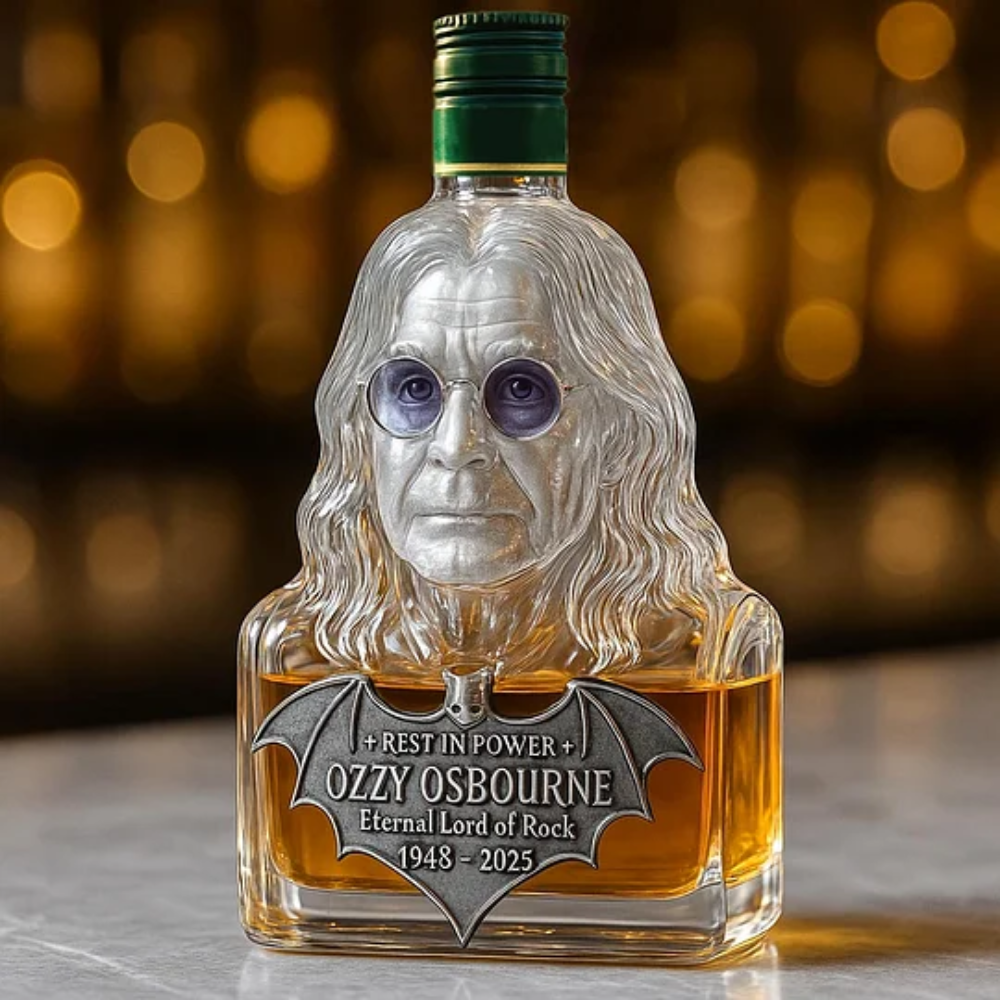 LiquorBottle: Ozzy Osbourne Limited Edition Tribute Decanter Liquor Bottle