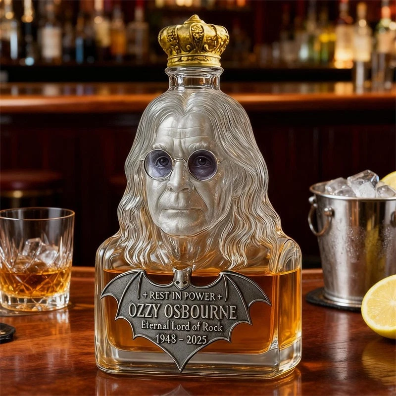 LiquorBottle: Ozzy Osbourne Limited Edition Tribute Decanter Liquor Bottle