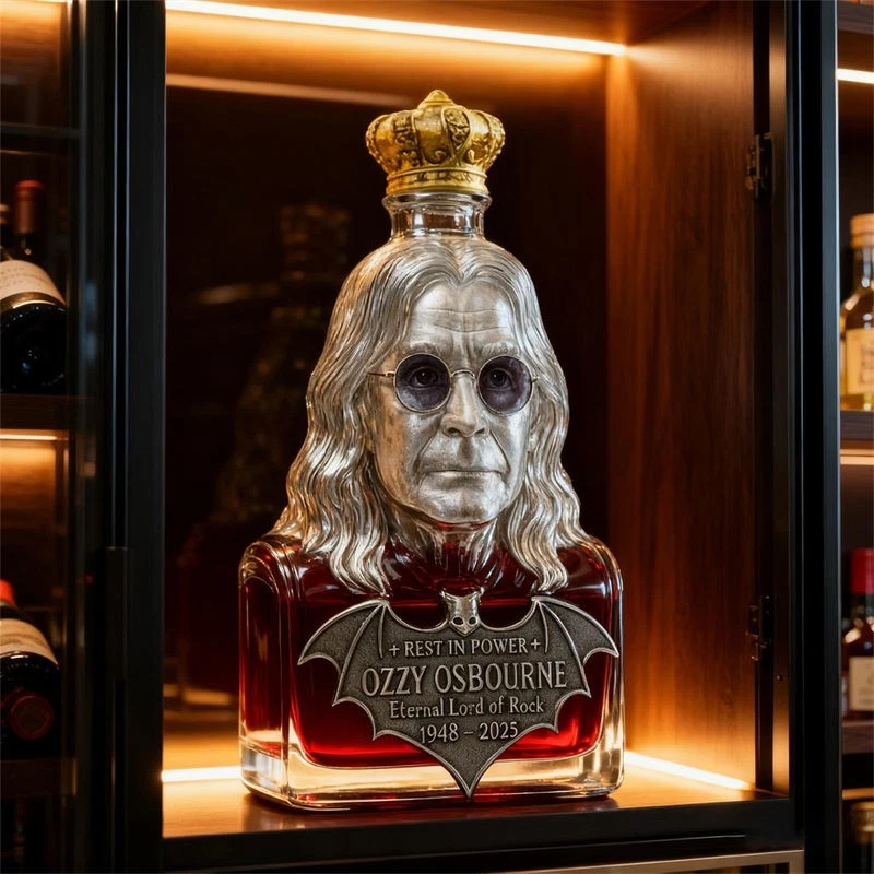 LiquorBottle: Ozzy Osbourne Limited Edition Tribute Decanter Liquor Bottle