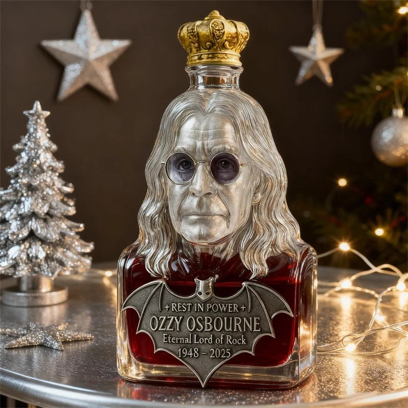 LiquorBottle: Ozzy Osbourne Limited Edition Tribute Decanter Liquor Bottle