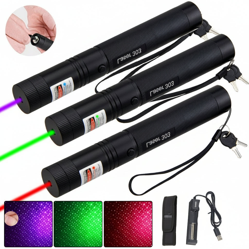 Long-Range Rechargeable Laser Pointer Tool