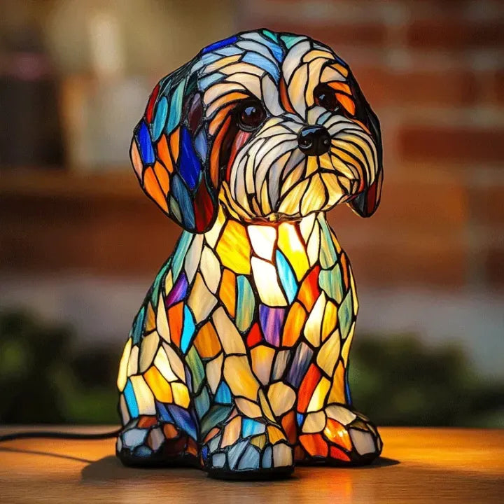 Lumidog Dog Lamp: Unique Handmade Ambient Lighting & Decoration
