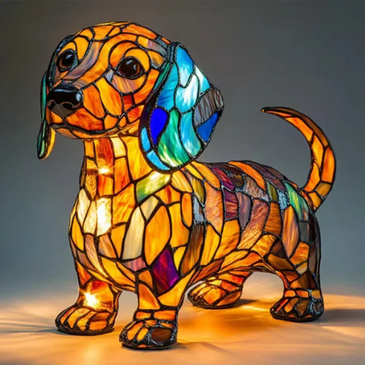 Lumidog Dog Lamp: Unique Handmade Ambient Lighting & Decoration