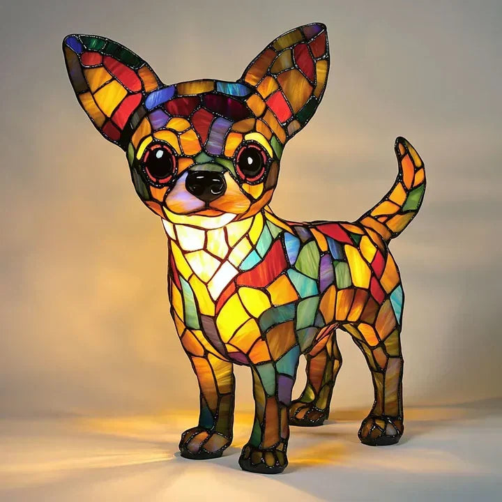 Lumidog Dog Lamp: Unique Handmade Ambient Lighting & Decoration