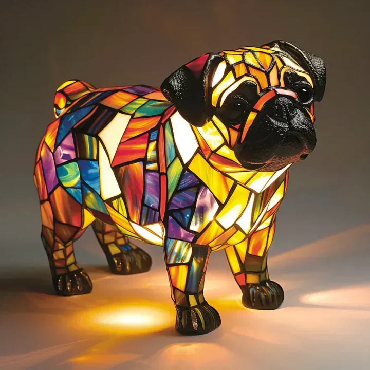 Lumidog Dog Lamp: Unique Handmade Ambient Lighting & Decoration
