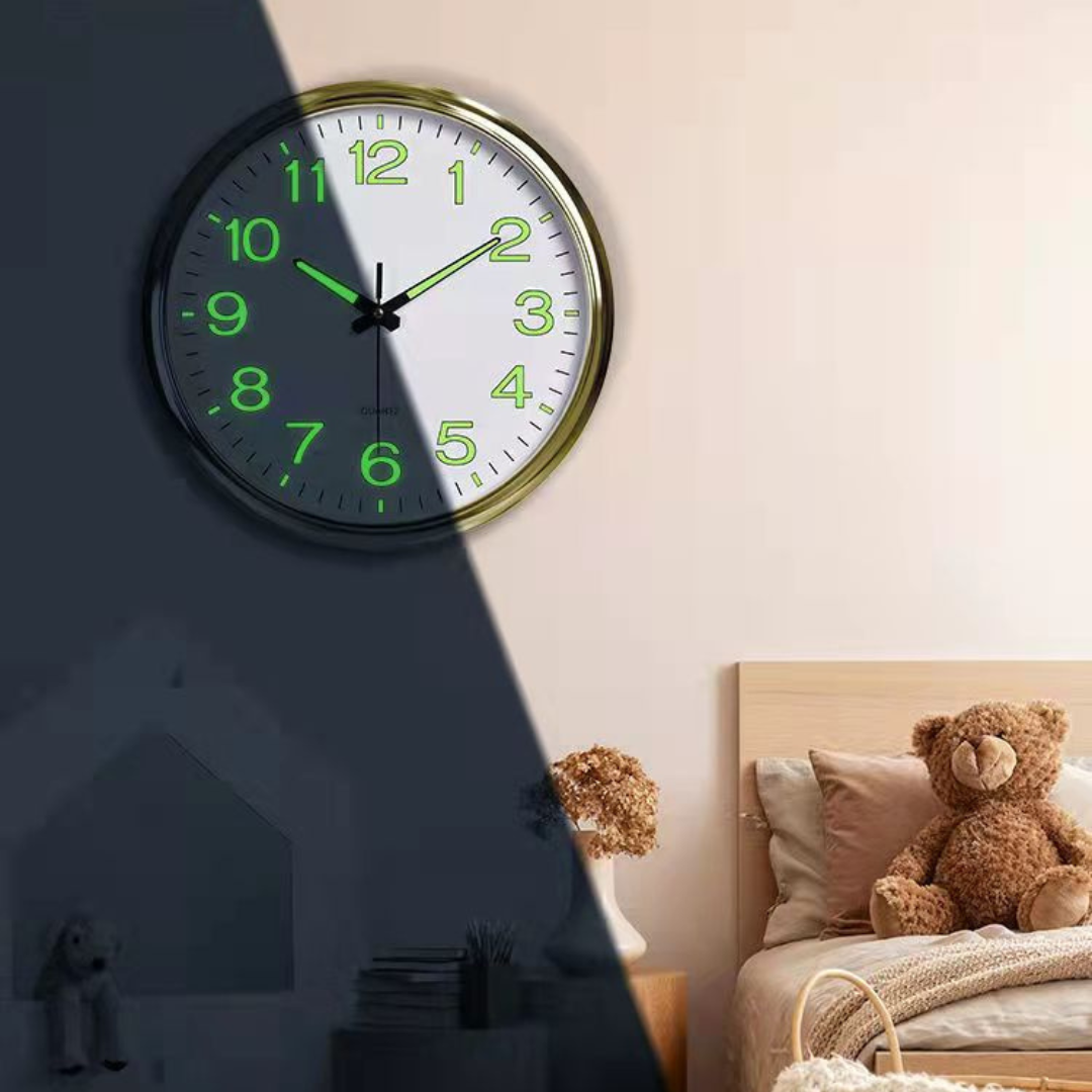 Luminous Wall Clock - Metal Frame - Modern Decor - Large Size - Image 2