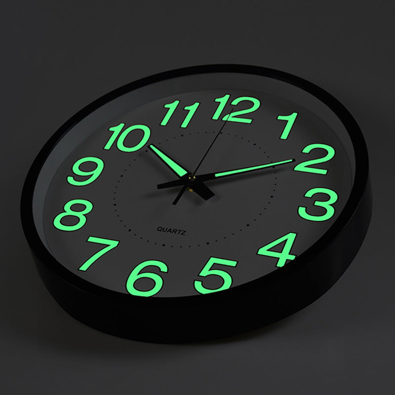 Luminous Wall Clock - Metal Frame - Modern Decor - Large Size - Image 3