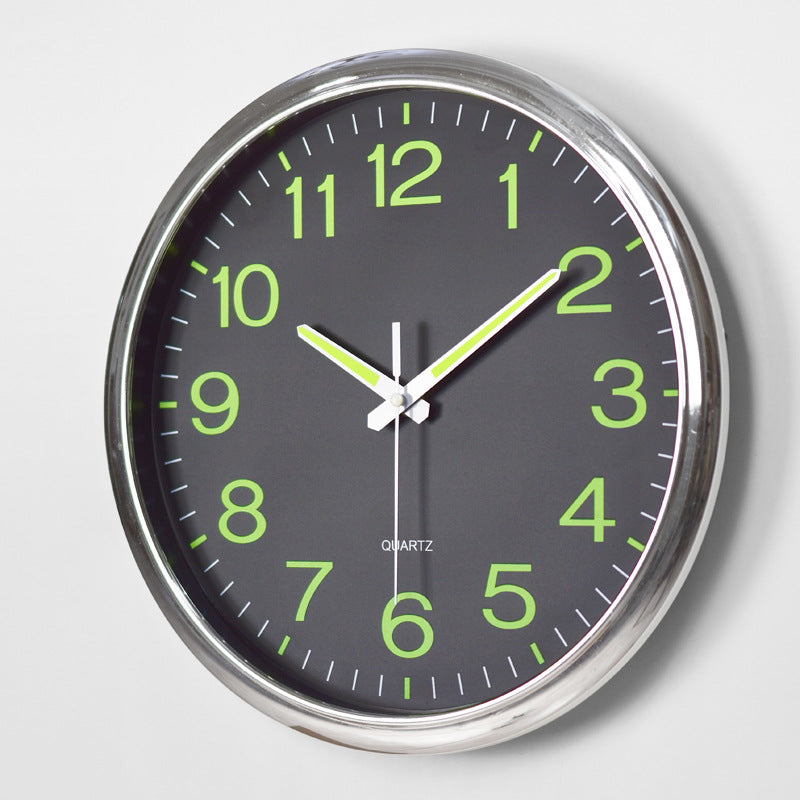 Luminous Wall Clock - Metal Frame - Modern Decor - Large Size - Image 4
