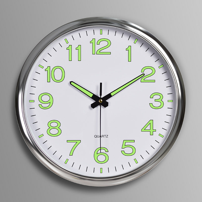 Luminous Wall Clock - Metal Frame - Modern Decor - Large Size - Image 7
