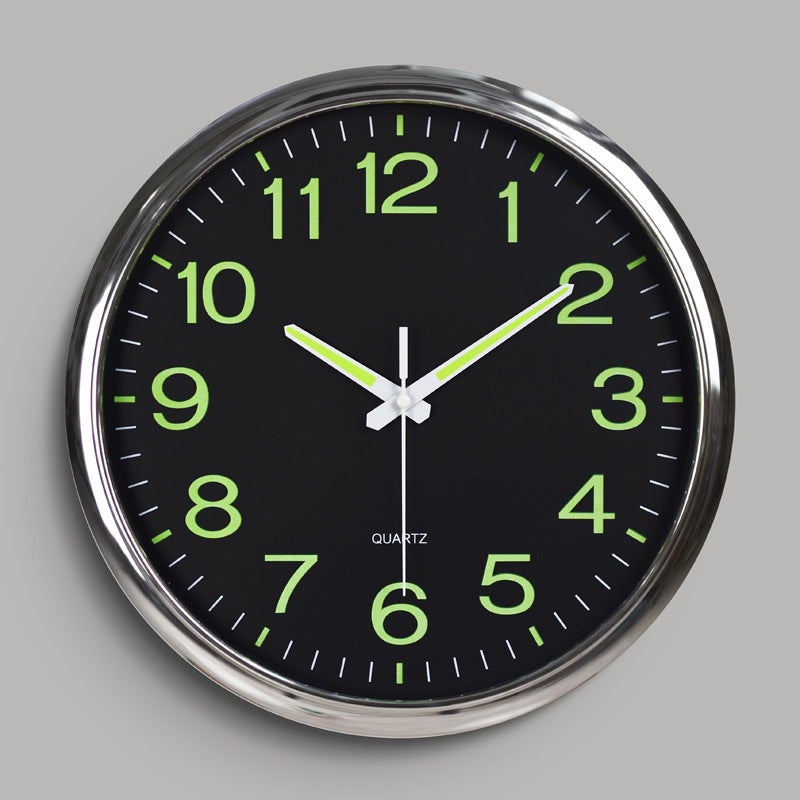 Luminous Wall Clock - Metal Frame - Modern Decor - Large Size - Image 9