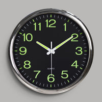 Luminous Wall Clock - Metal Frame - Modern Decor - Large Size
