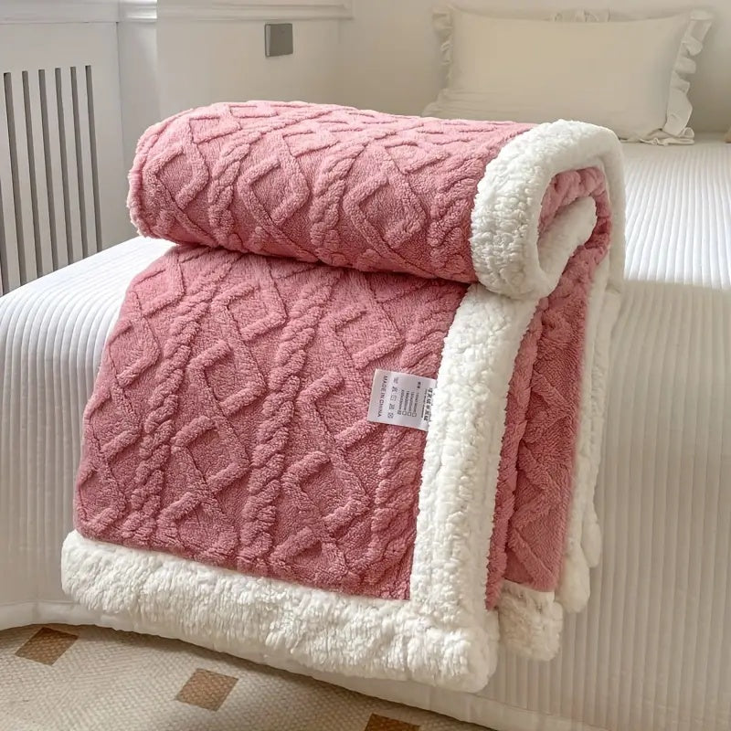 Luxurious Snuggle Sherpa Blanket for All Seasons