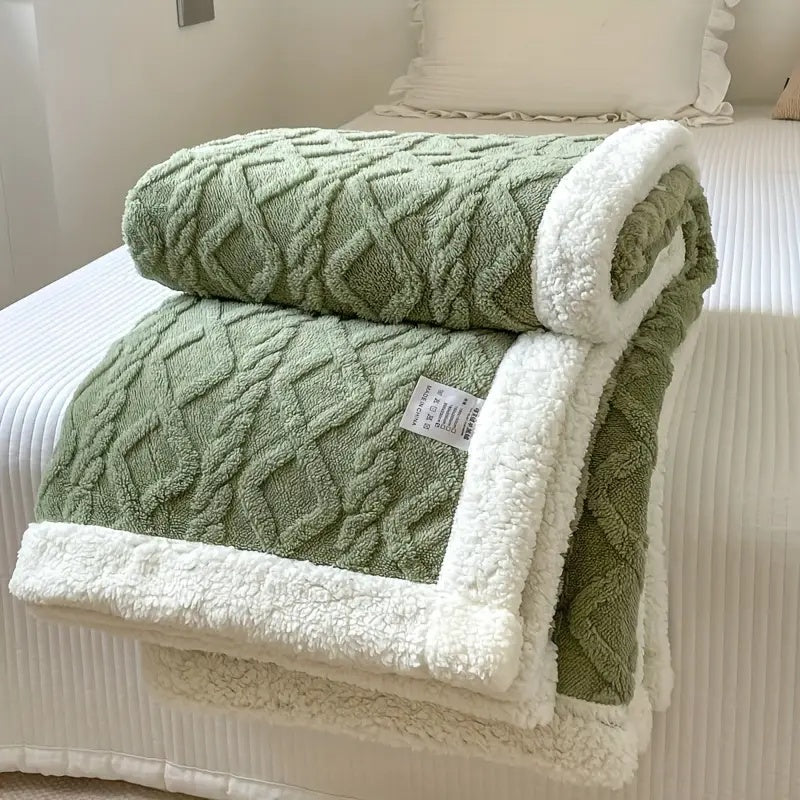 Luxurious Snuggle Sherpa Blanket for All Seasons