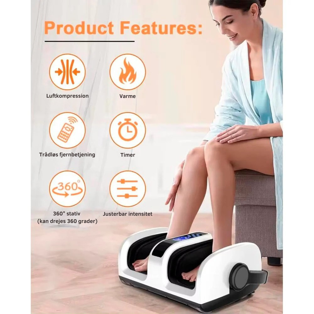 Luxury Foot and Calf Massager with Heat
