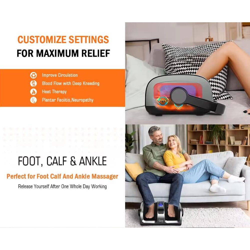 Luxury Foot and Calf Massager with Heat