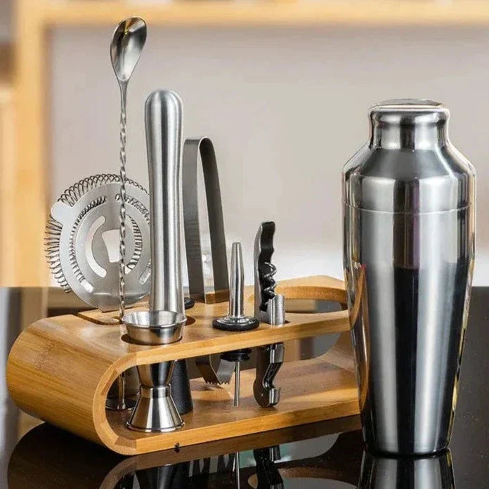Luxury Metallic Bar Kit – Cocktail Set for Mixology
