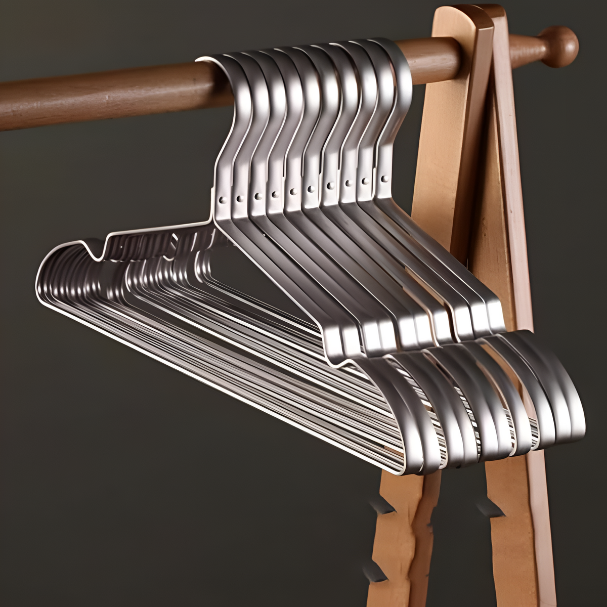 Luxury Non-Slip Aluminium Hangers – Organization & Style for the Wardrobe